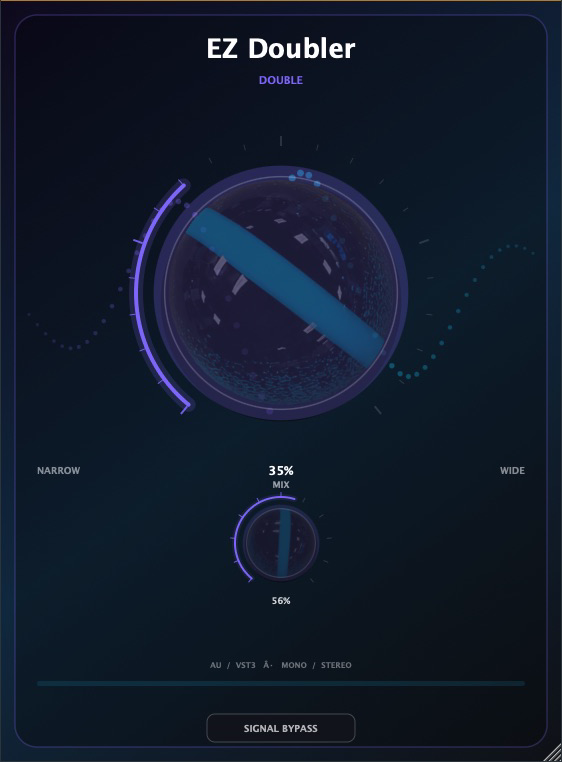 EZ Doubler interface